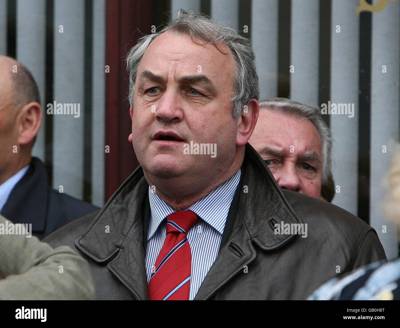 Former GAA President Nicky Brennan attends the removal service of