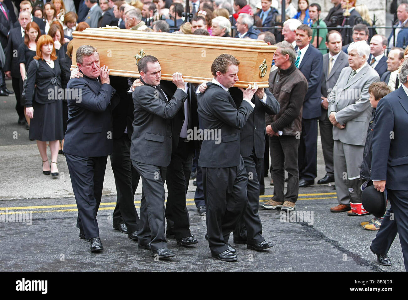 Seamus Brennan Funeral Stock Photo Alamy