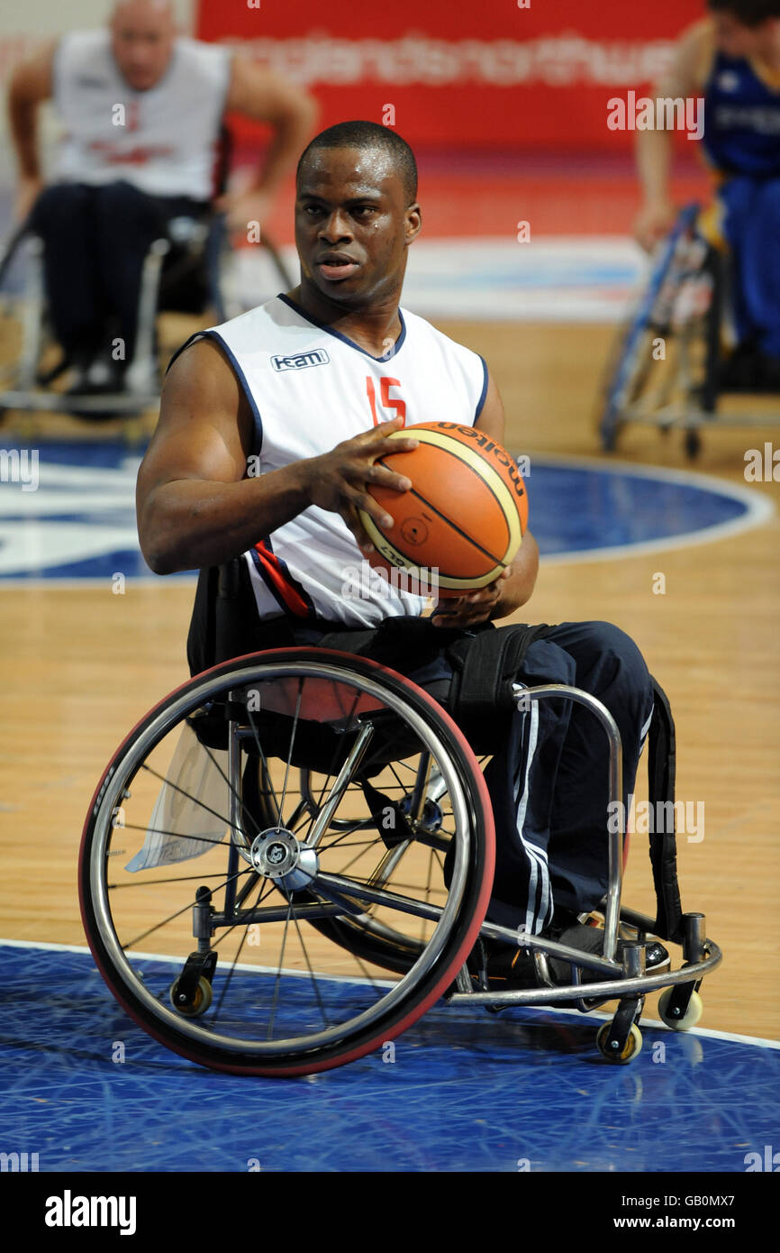 Wheelchair Basketball VISA Paralympic World Cup 2008 SportCity Manchester. Ade Oregbeni