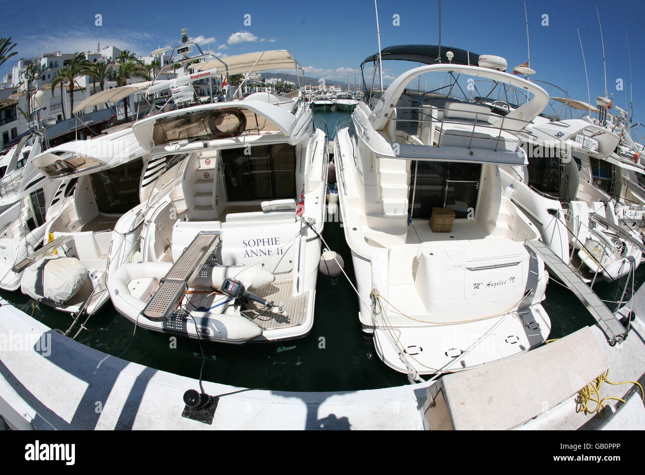 Luxury yachts in the marina of Puerto Banus, Marbella, Spain Stock Photo by  ©philipus 10795865