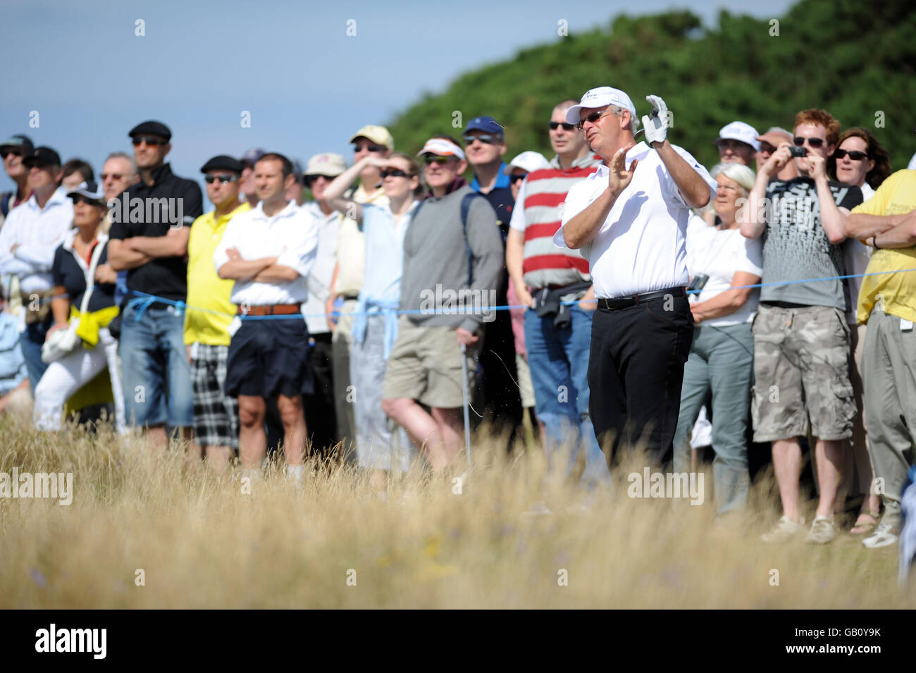 Golf British Seniors Open Day One Royal Troon Golf Club Stock