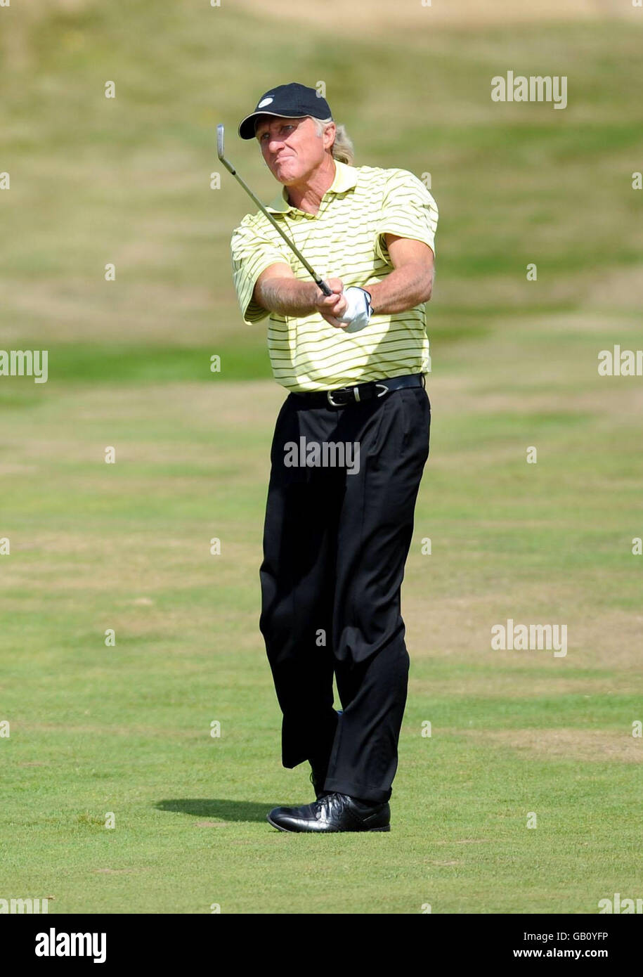 Golf British Seniors Open Day One Royal Troon Golf Club Stock