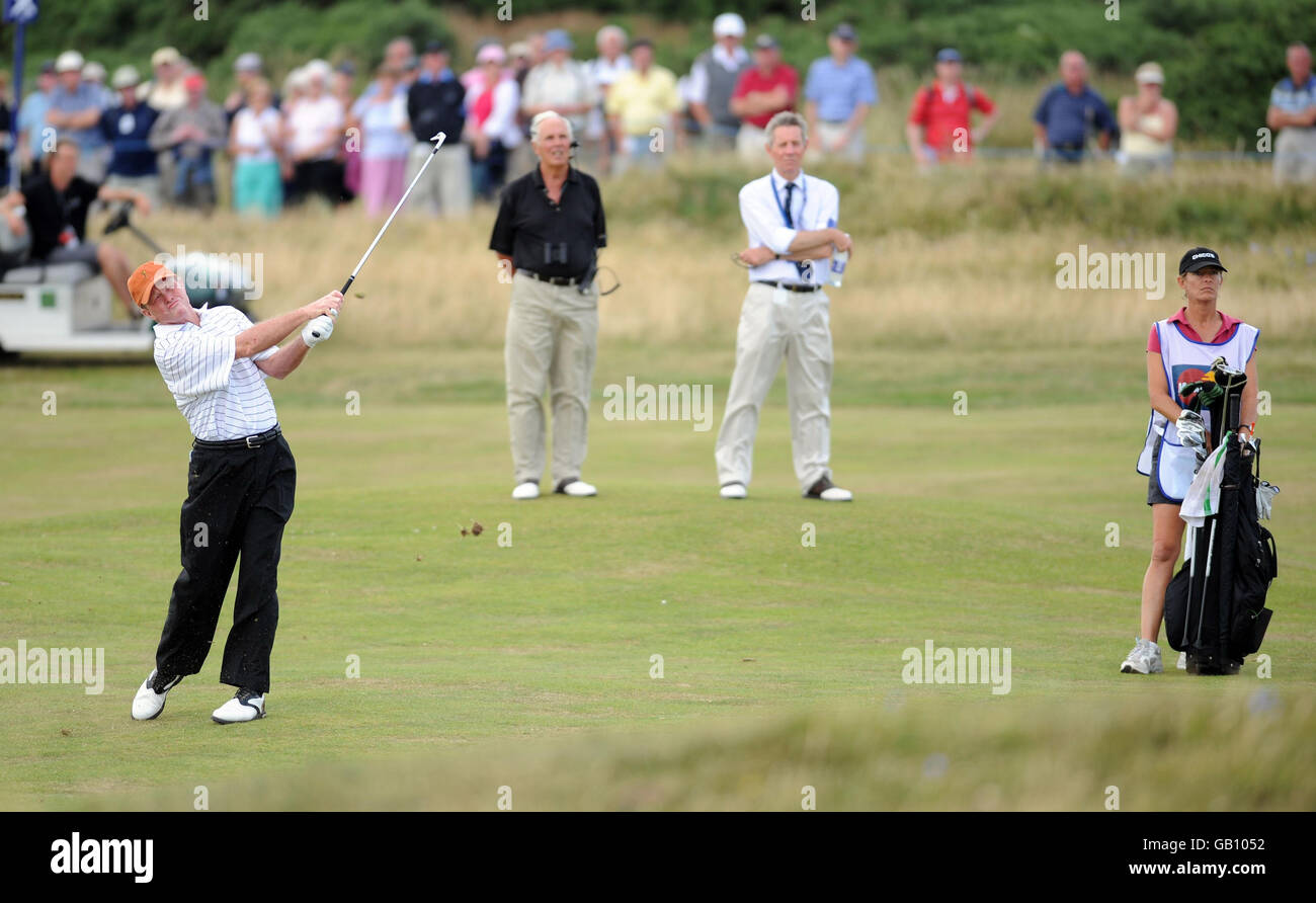 Golf British Seniors Open Day One Royal Troon Golf Club. Tom Kite