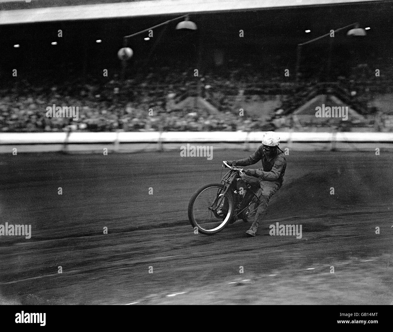 Speedway rider Black and White Stock Photos & Images Alamy