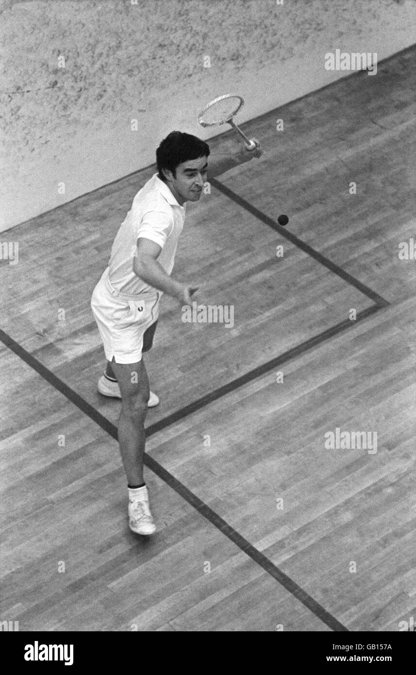 Squash - British Amateur Open Championship - Final - Jonah Barrington v Mike Corby Stock Photo