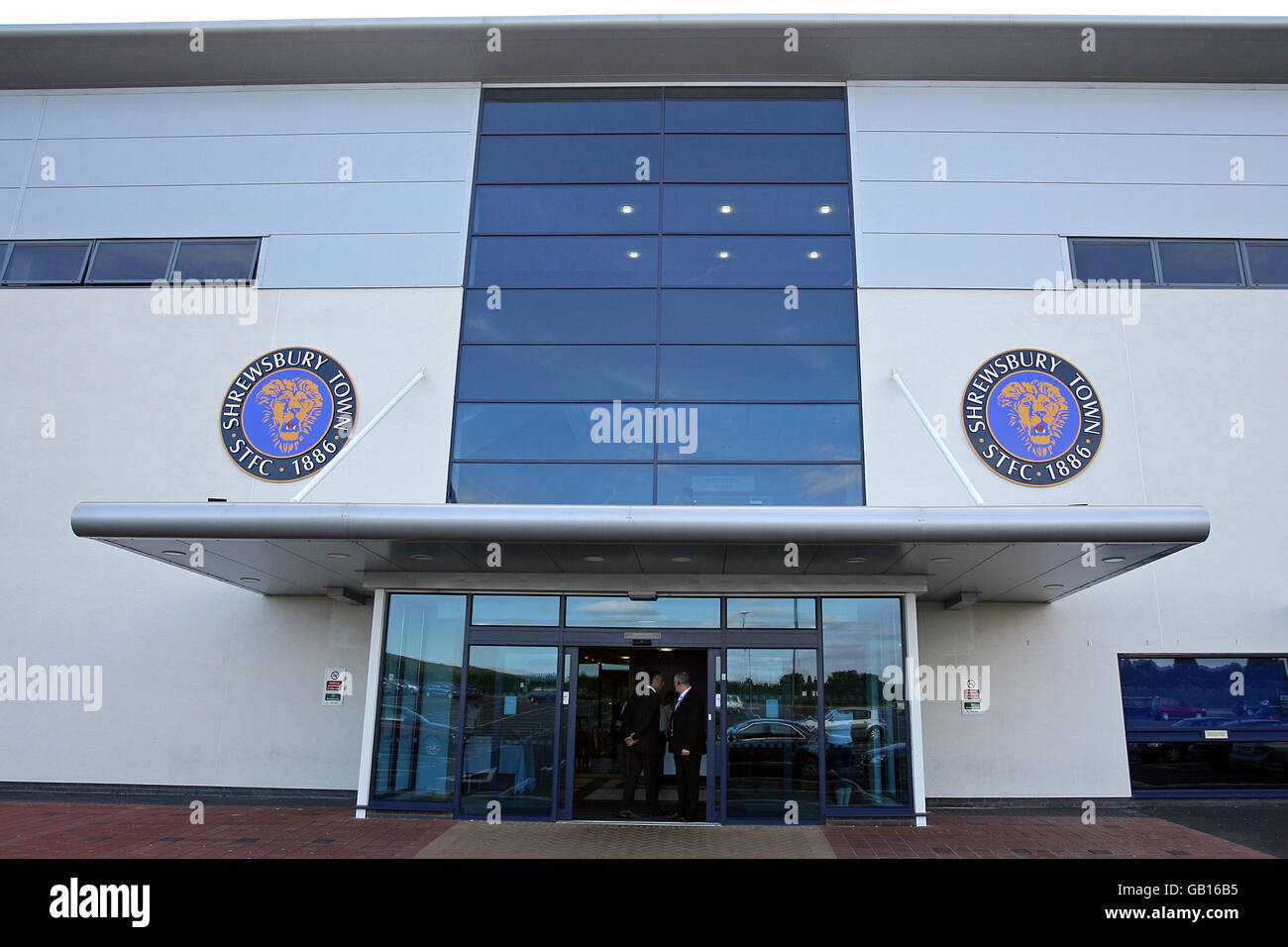 Soccer - Friendly - Shrewsbury Town v West Bromwich Albion - New Meadow Stock Photo