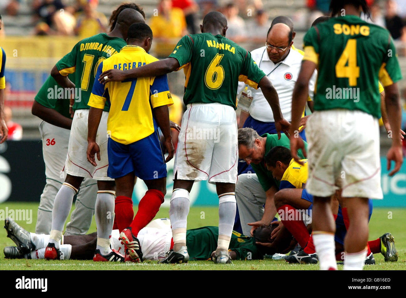 Soccer - FIFA Confederations Cup - Semi Final -Cameroon v Colombia