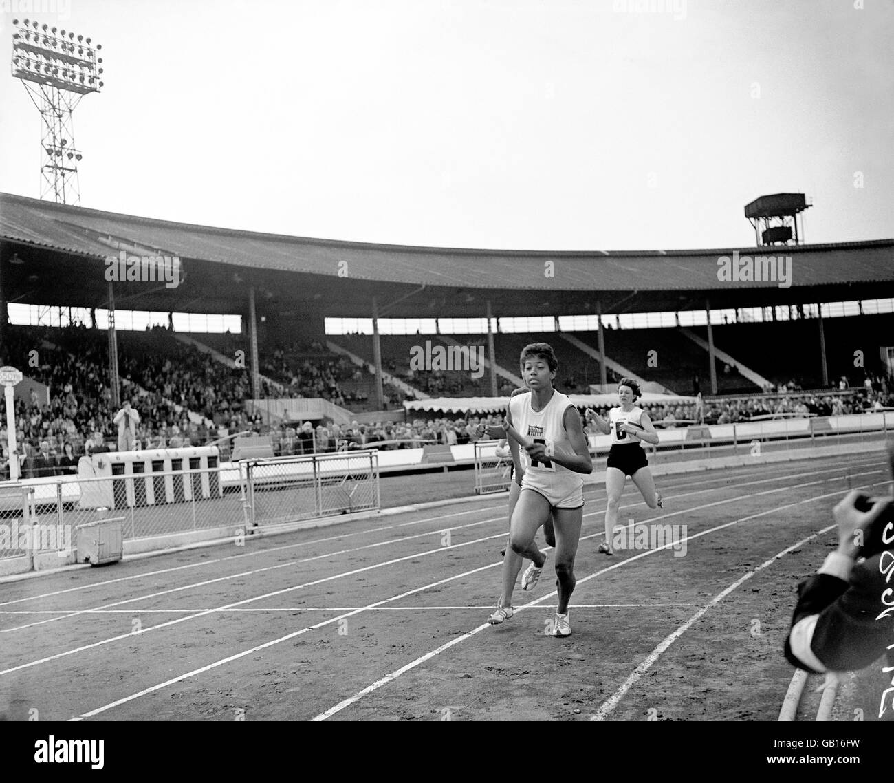 Athletics - Great Britain v USA - White City Stock Photo