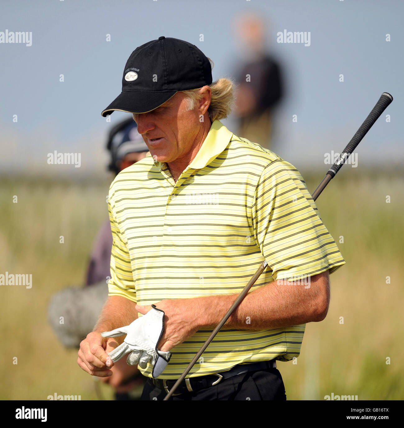 Golf British Seniors Open Day One Royal Troon Golf Club Stock