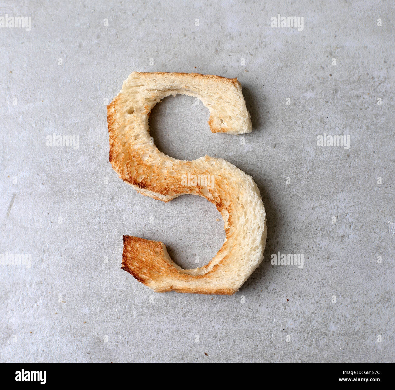 Bread Letters Stock Photo Alamy