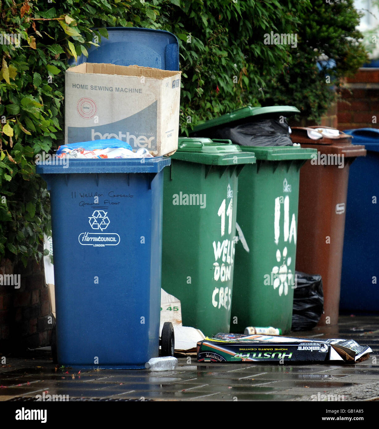 Wheelie bin wheelie bins general waste recycling hires stock