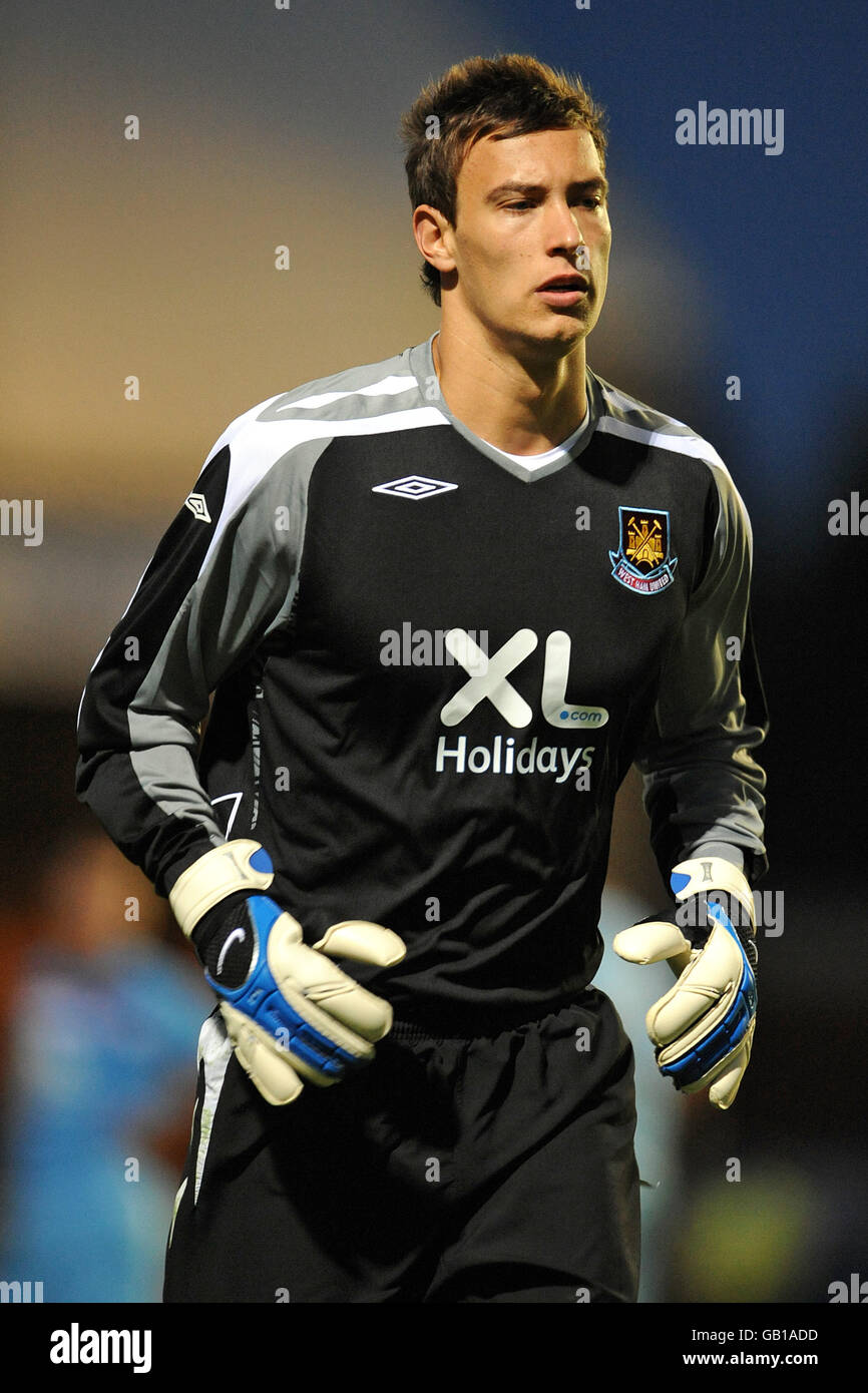 Soccer - Friendly - Peterborough United v West Ham United - London Road Stock Photo