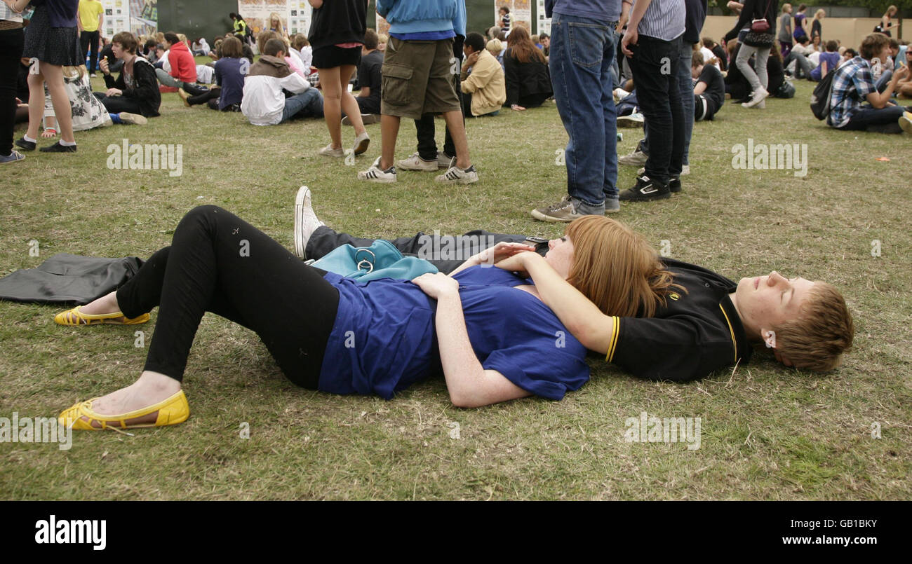 Underage Festival London Stock Photo Alamy