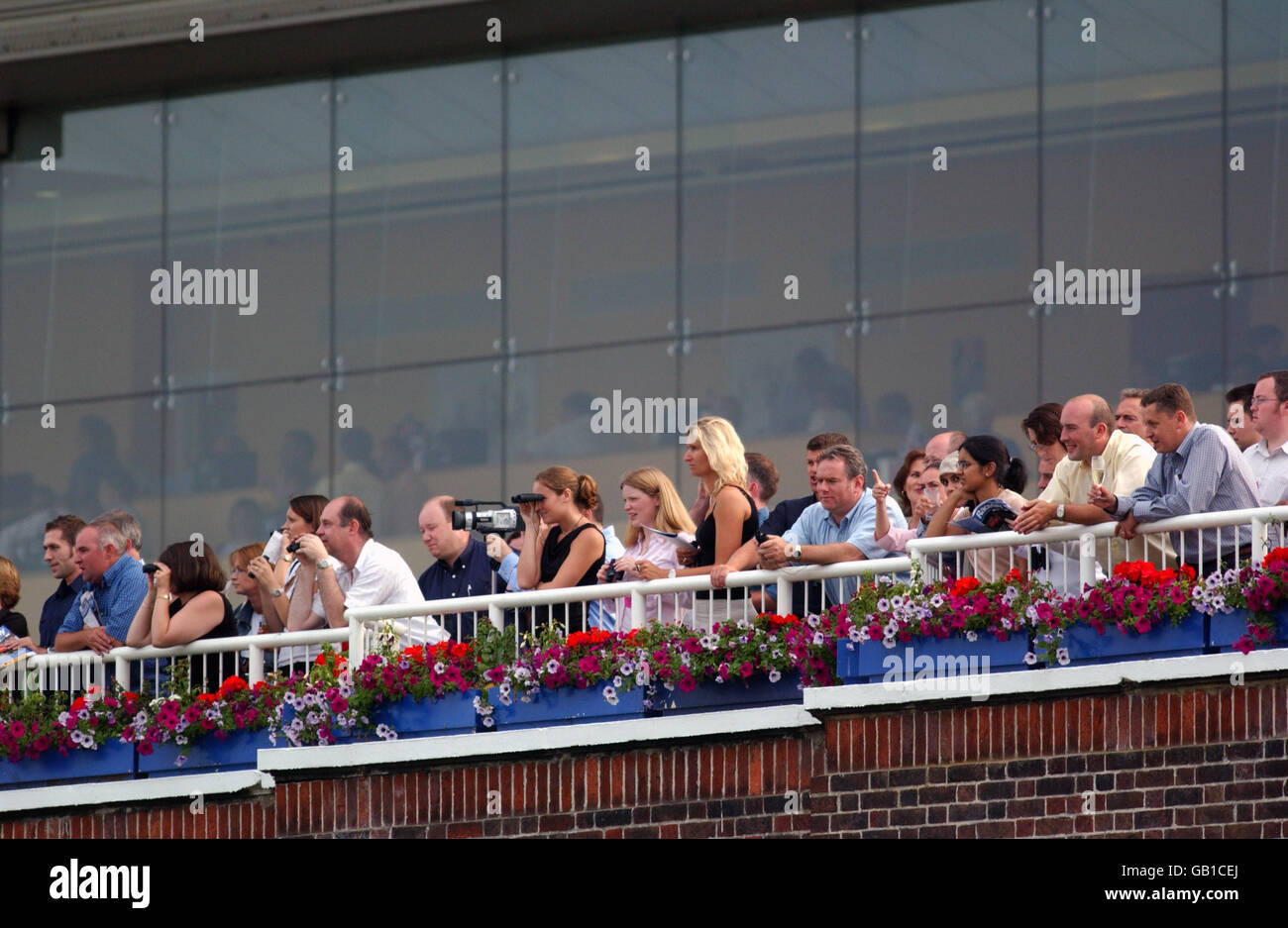 Horse Racing - Kempton Park Racecourse Stock Photo