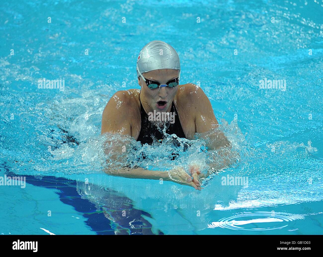 Italy's Roberta Panara during heat the women's 400m freestyle heats Stock Photo