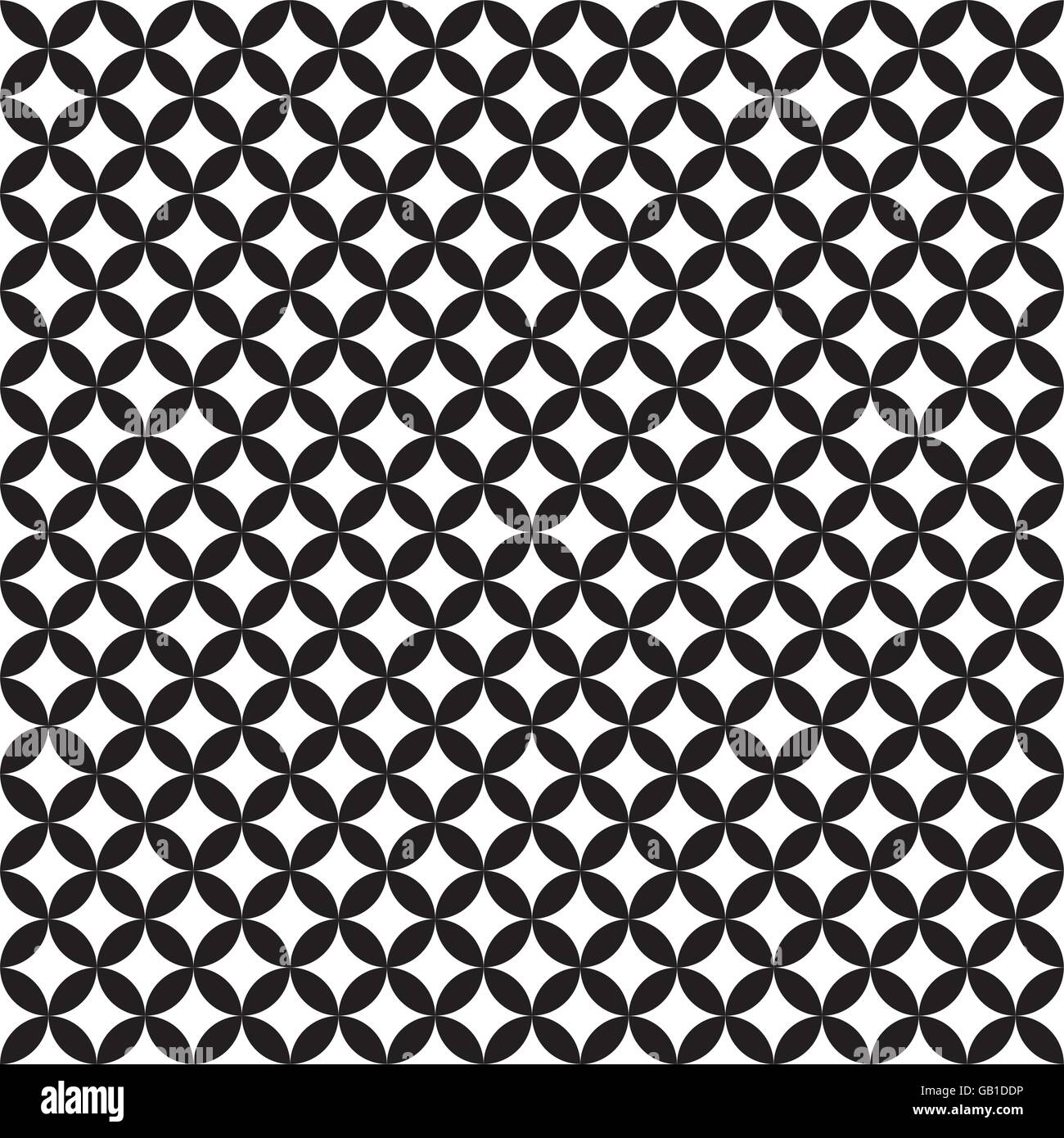 Seamless vintage Intersecting circle Pattern Stock Vector Image & Art ...