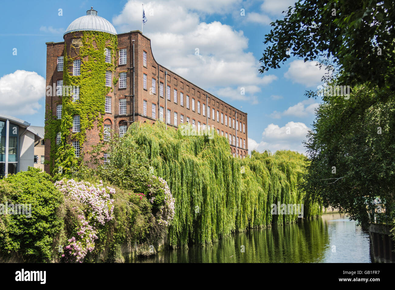 Norwich Yarn Company st james mill norwich Stock Photo