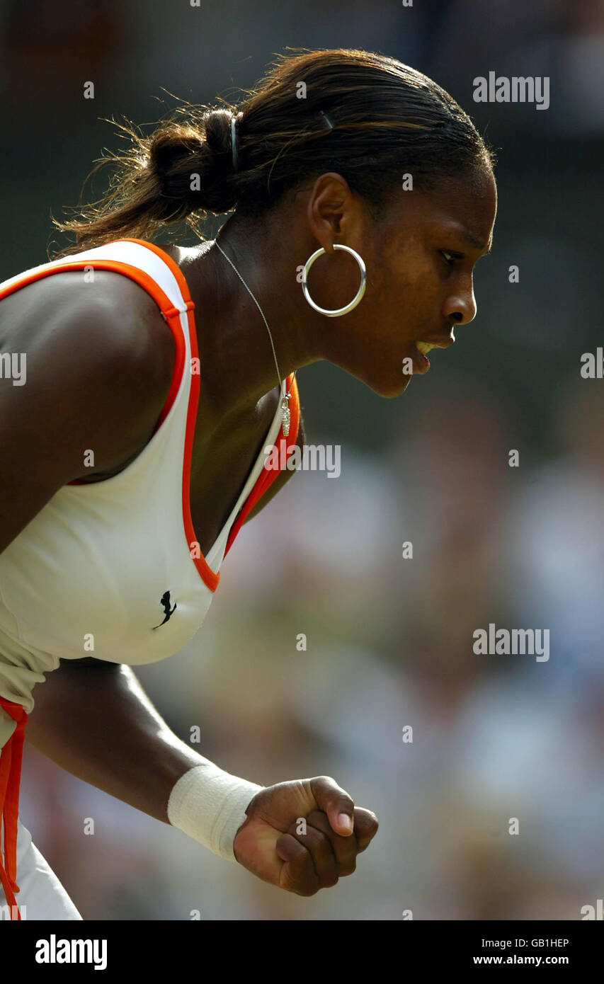 Tennis wimbledon 2003 womens quarter final serena williams v jennifer