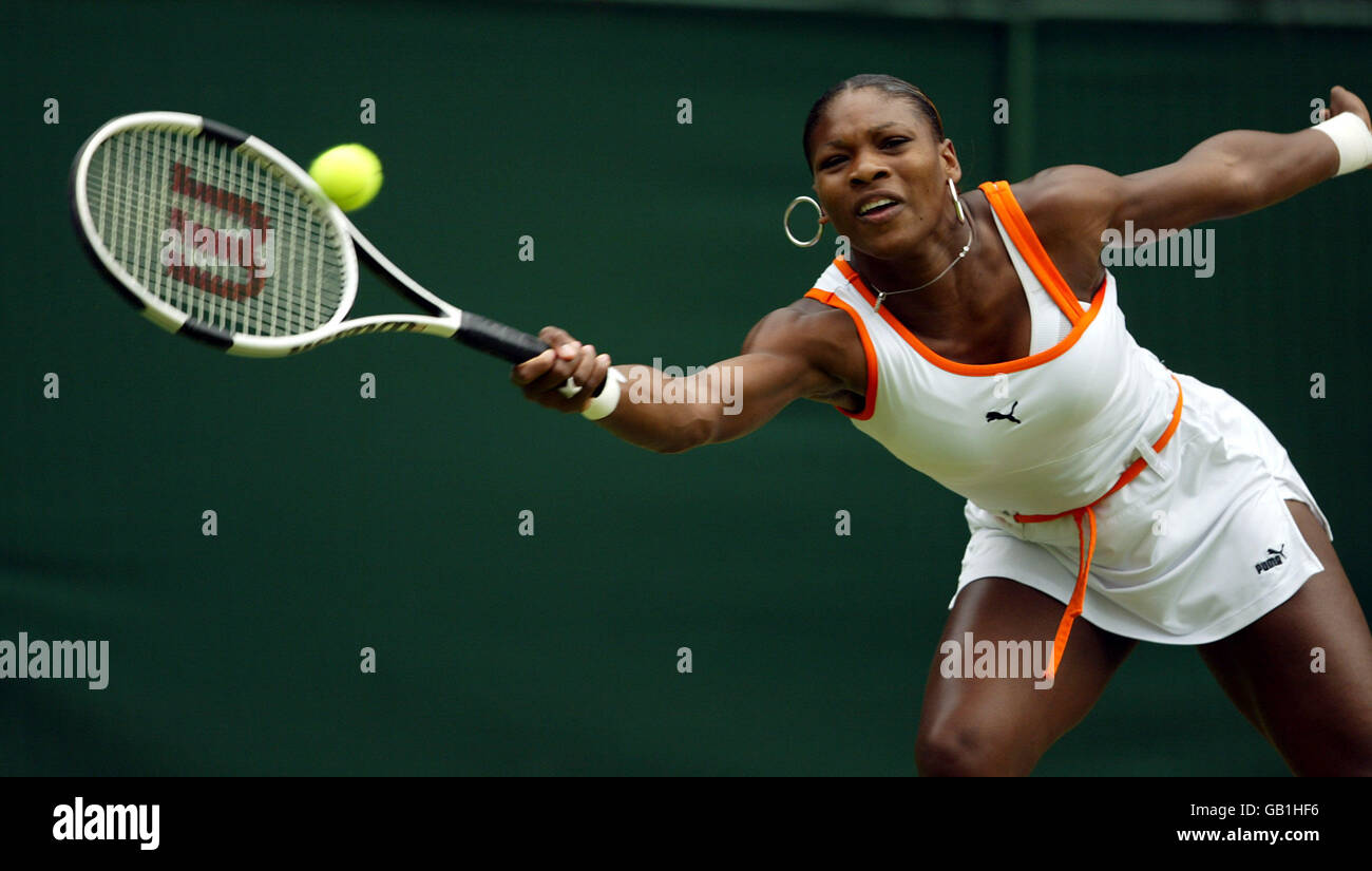 Tennis wimbledon 2003 womens quarter final serena williams v jennifer