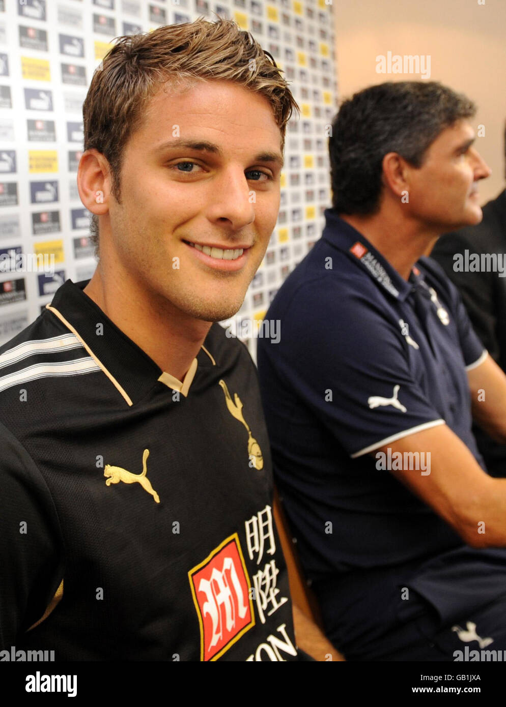 Tottenham Hotspur's new signing David Bentley during a press conference at Spurs Lodge, Chigwell. Stock Photo