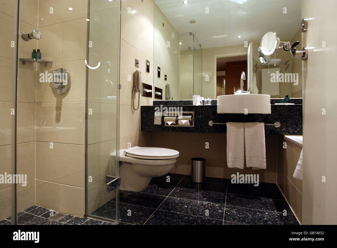 A Generic picture of a en-suite bathroom in one of the rooms at the ...