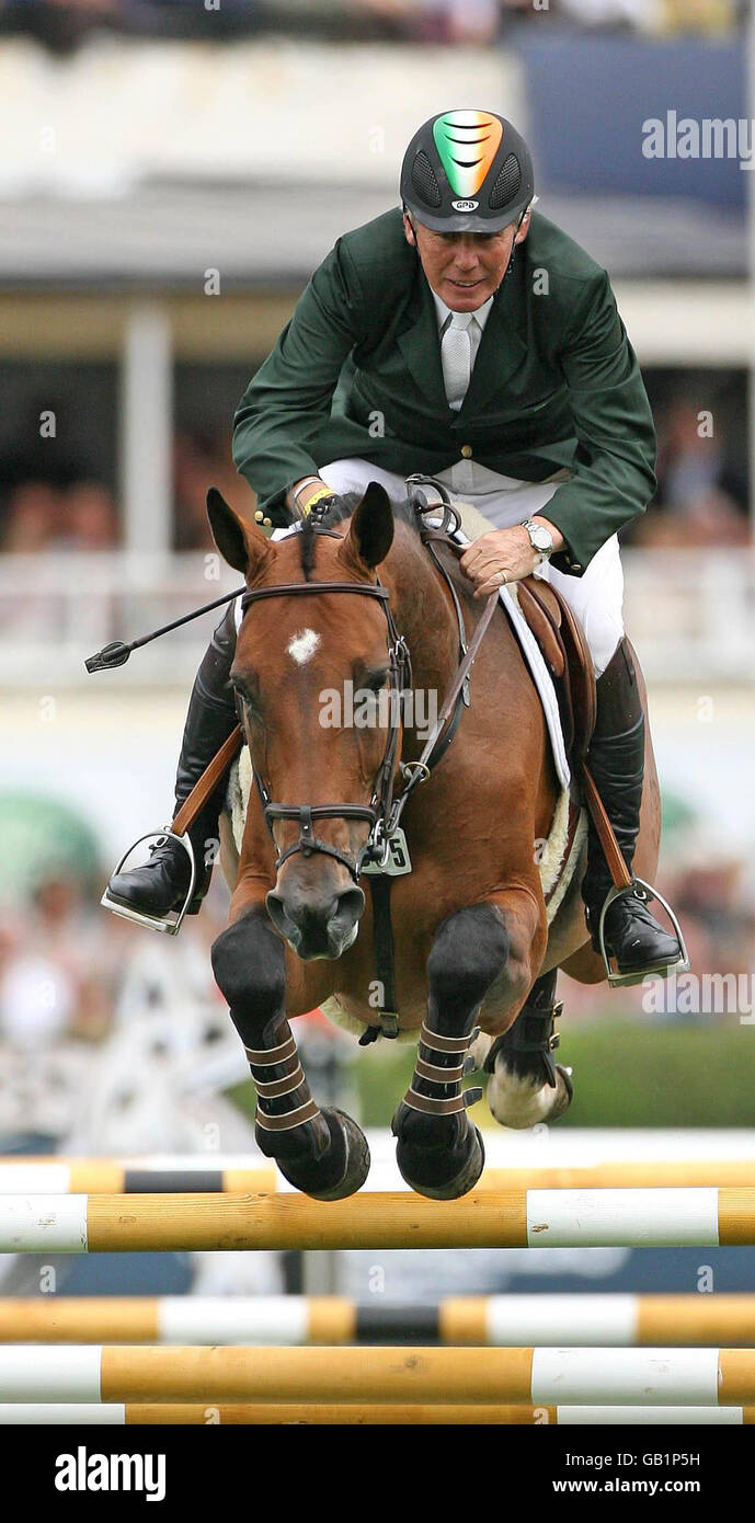 Equestrian Dublin Horse Show RDS Complex Stock Photo Alamy