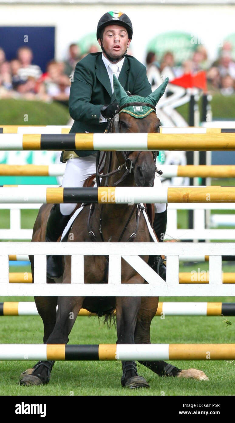 Equestrian Dublin Horse Show RDS Complex Stock Photo Alamy