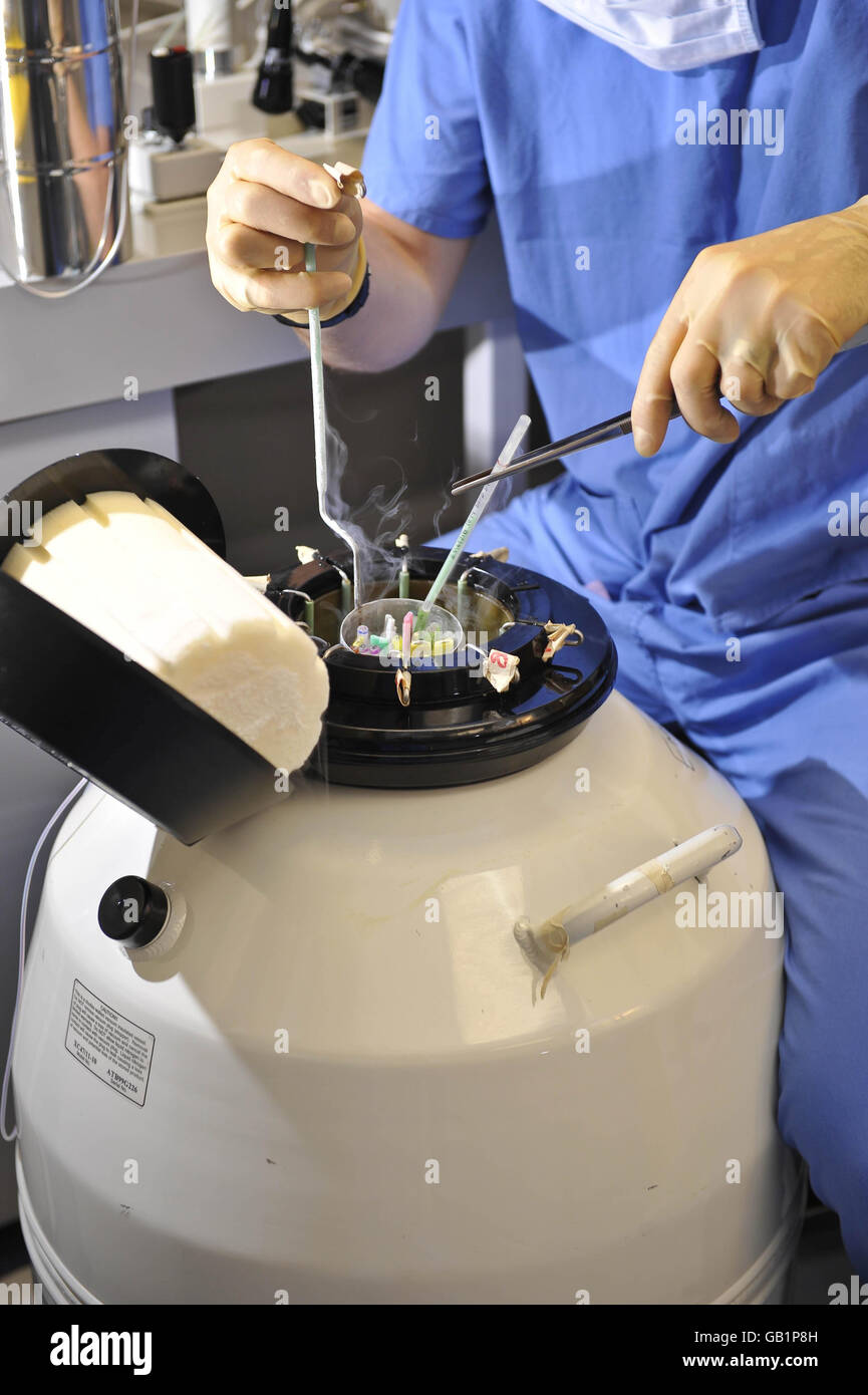 First IVF baby born with new embryo technique Stock Photo Alamy