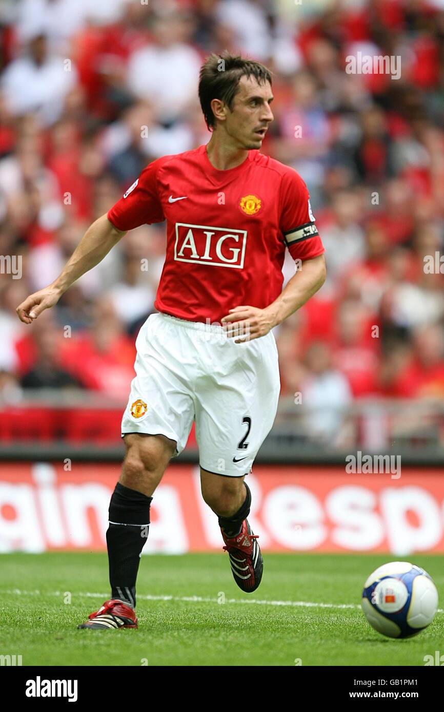 Soccer - Community Shield - Portsmouth v Manchester United - Wembley Stadium Stock Photo