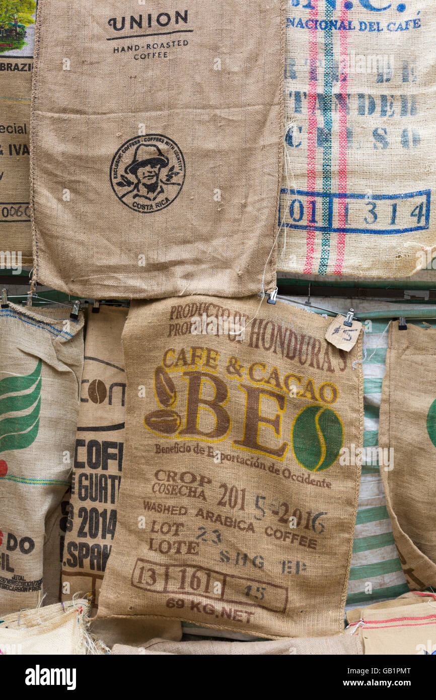 Coffee sacks for sale hi res stock photography and images Alamy