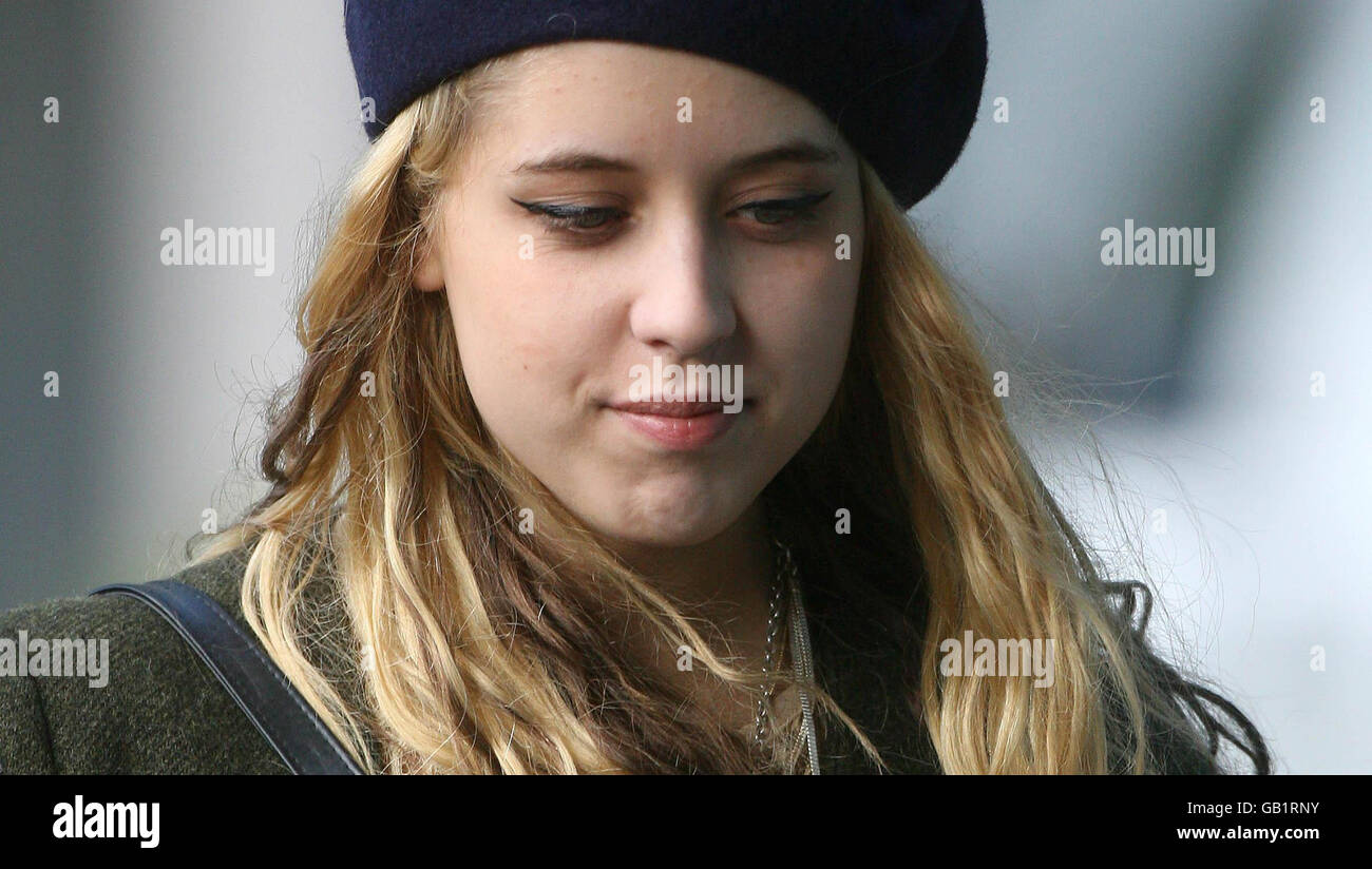 Peaches Geldof leaves her north London home, after it emerged that she