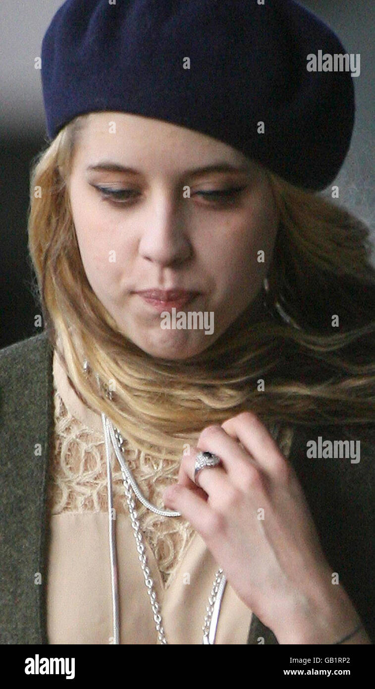 Peaches Geldof married in Las Vegas Stock Photo Alamy