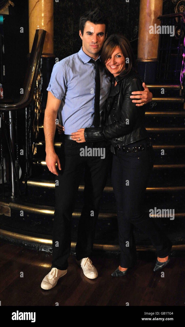 Davina McCall and Steve Jones Launch 4Music Stock Photo - Alamy