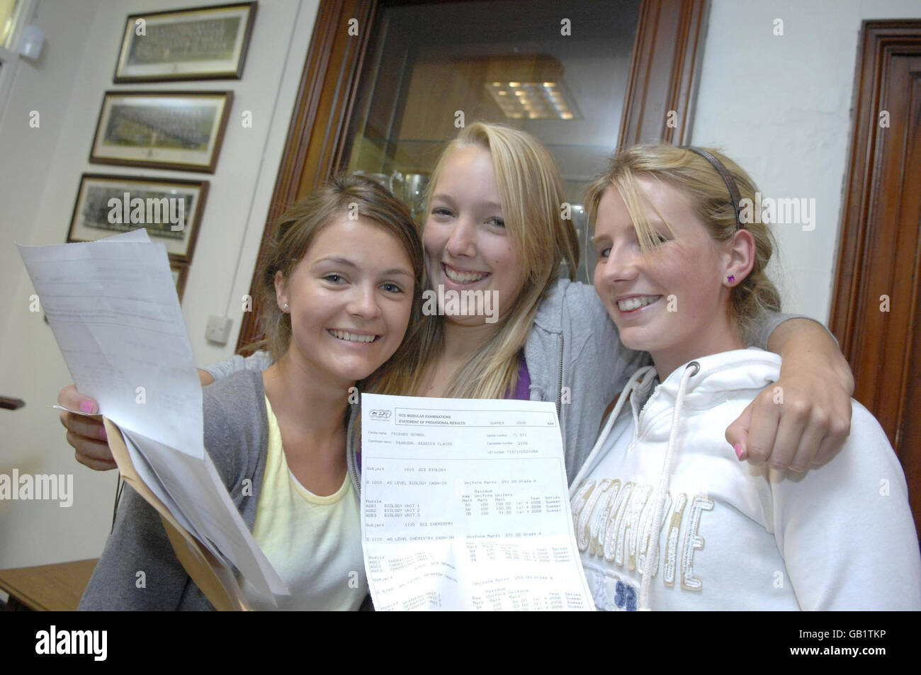 Jill mercer and claire pearson of friends school lisburn hires stock