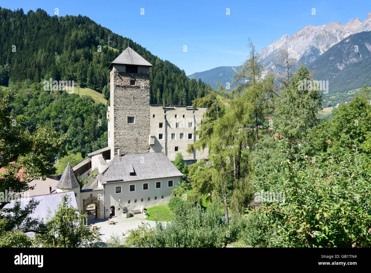 Landeck Landeck Castel Austria Tirol, Tyrol Stock Photo