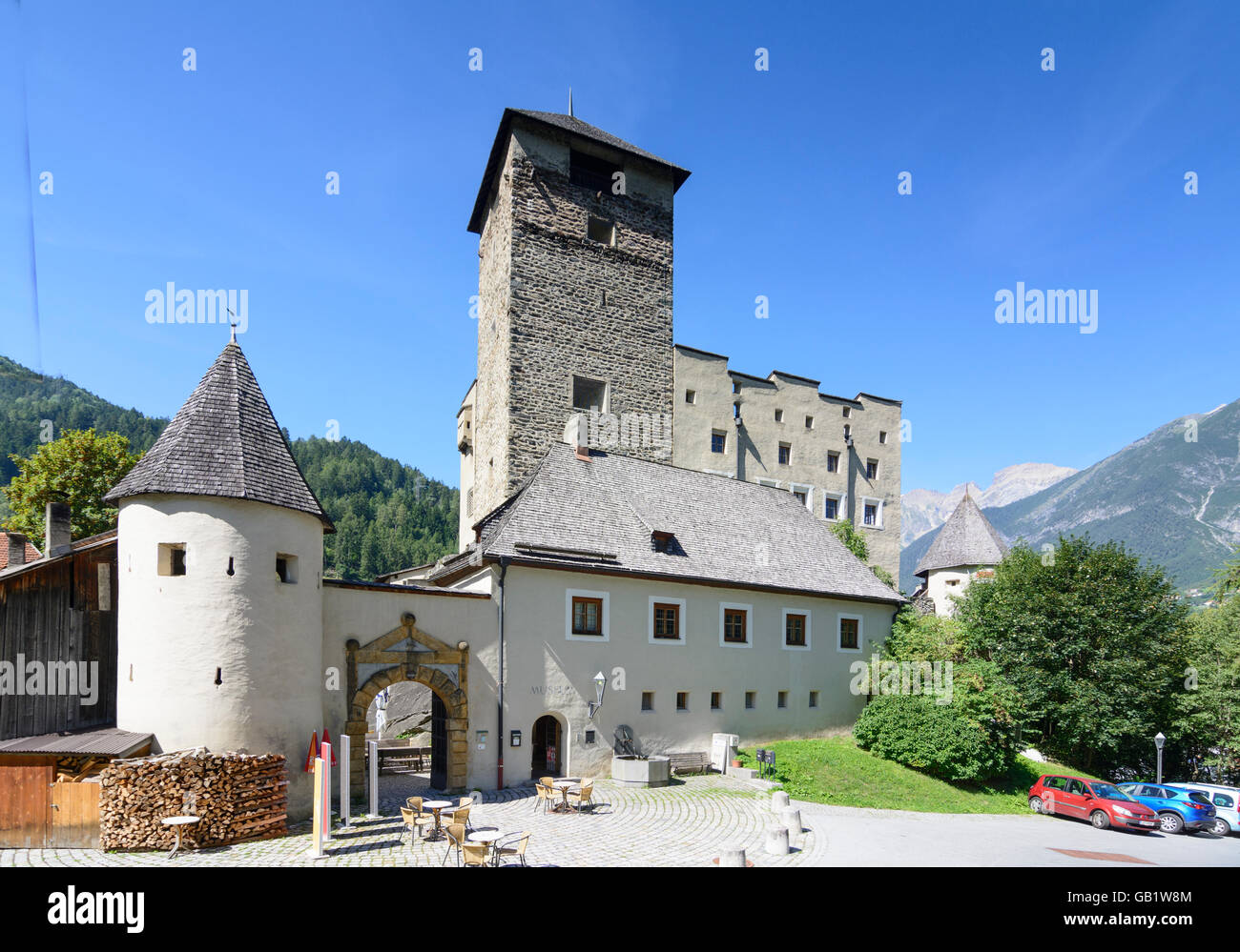 Landeck Landeck Castel Austria Tirol, Tyrol Stock Photo