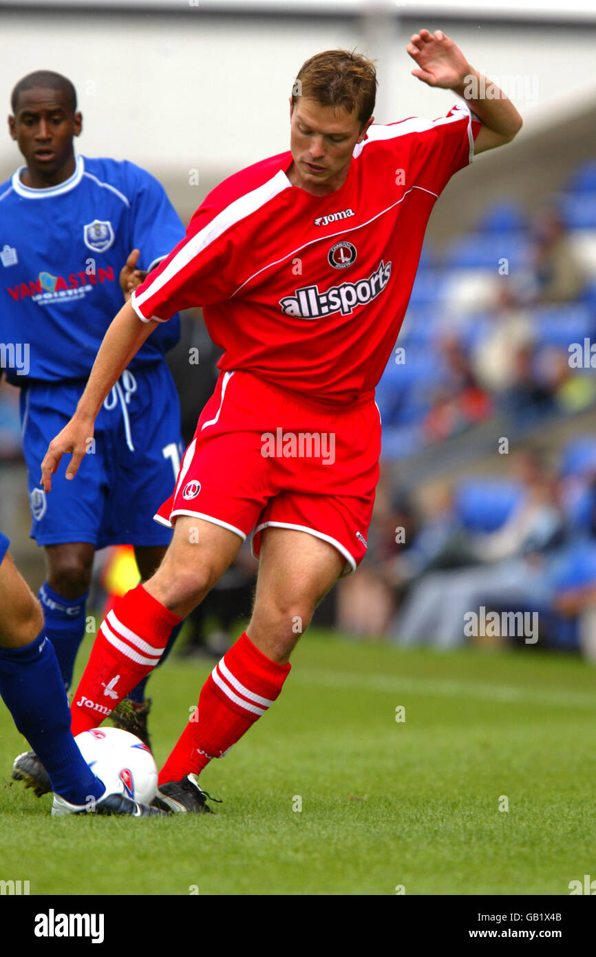 Soccer Friendly Peterborough United v Charlton Athletic Stock Photo
