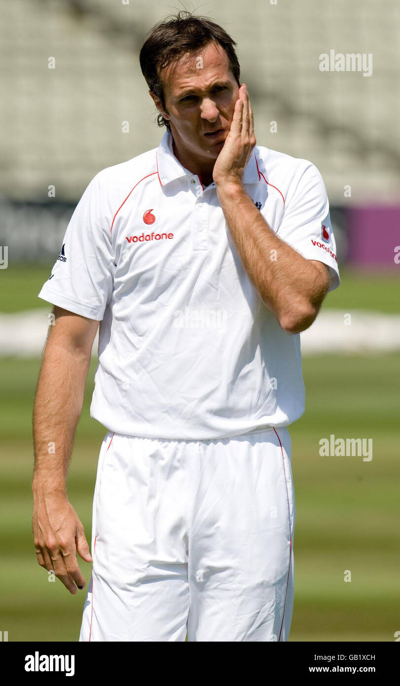 Cricket England Nets Edgbaston Stock Photo Alamy