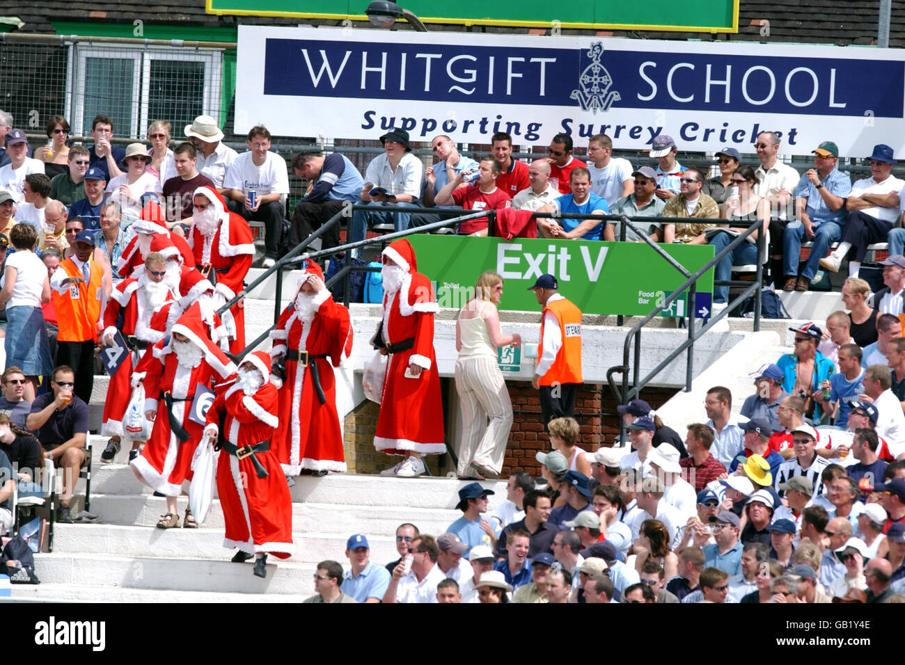 Cricket - England v South Africa - One Day NatWest Series - Oval. Fans at the AMP Oval Stock Photo