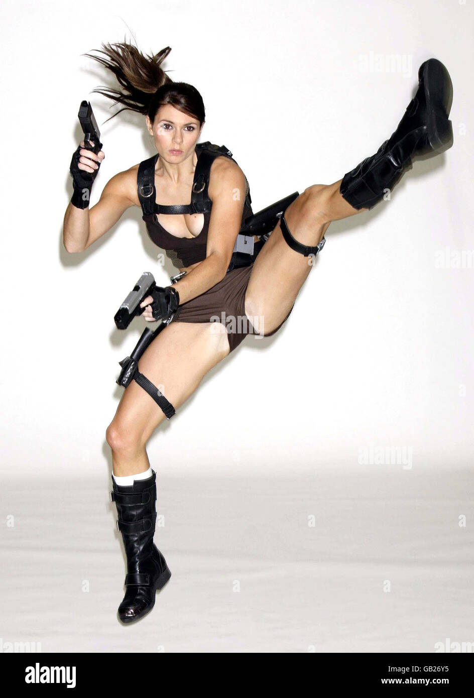 New face of Lara Croft - London Stock Photo