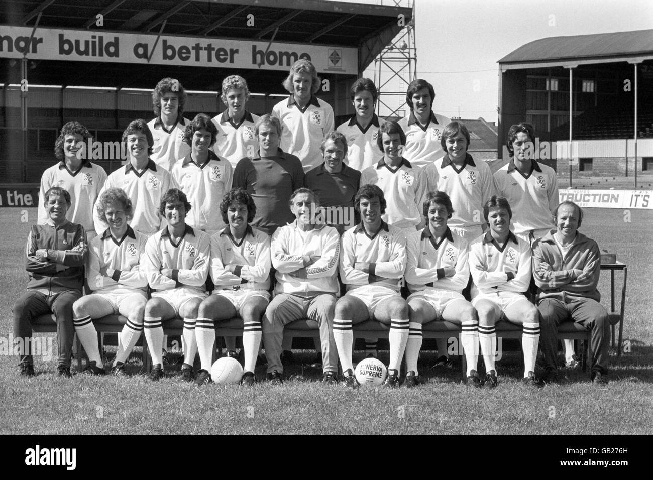 Soccer Preston North End Photocall season 197677 Deepdale