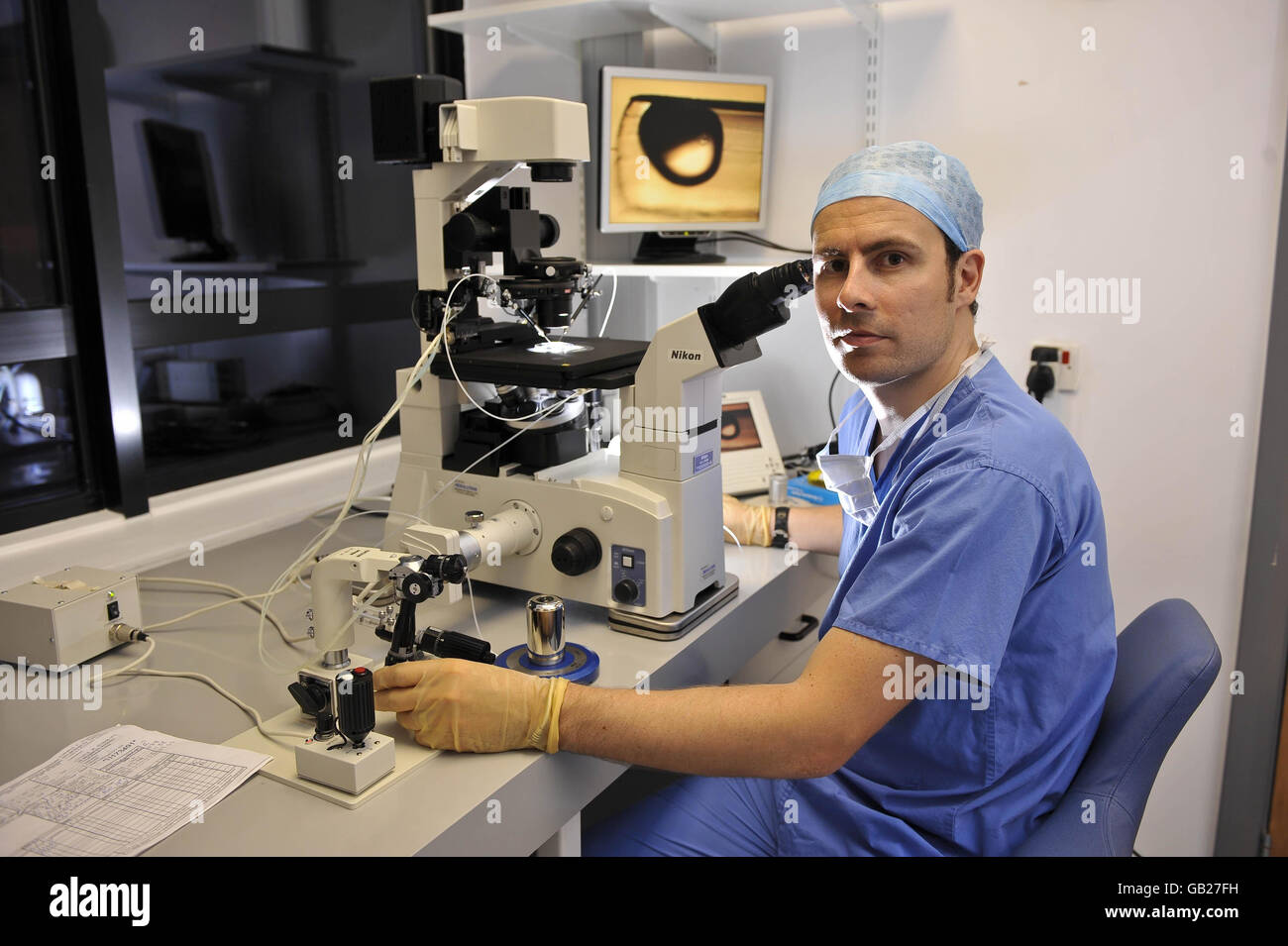 First IVF baby born with new embryo technique Stock Photo Alamy