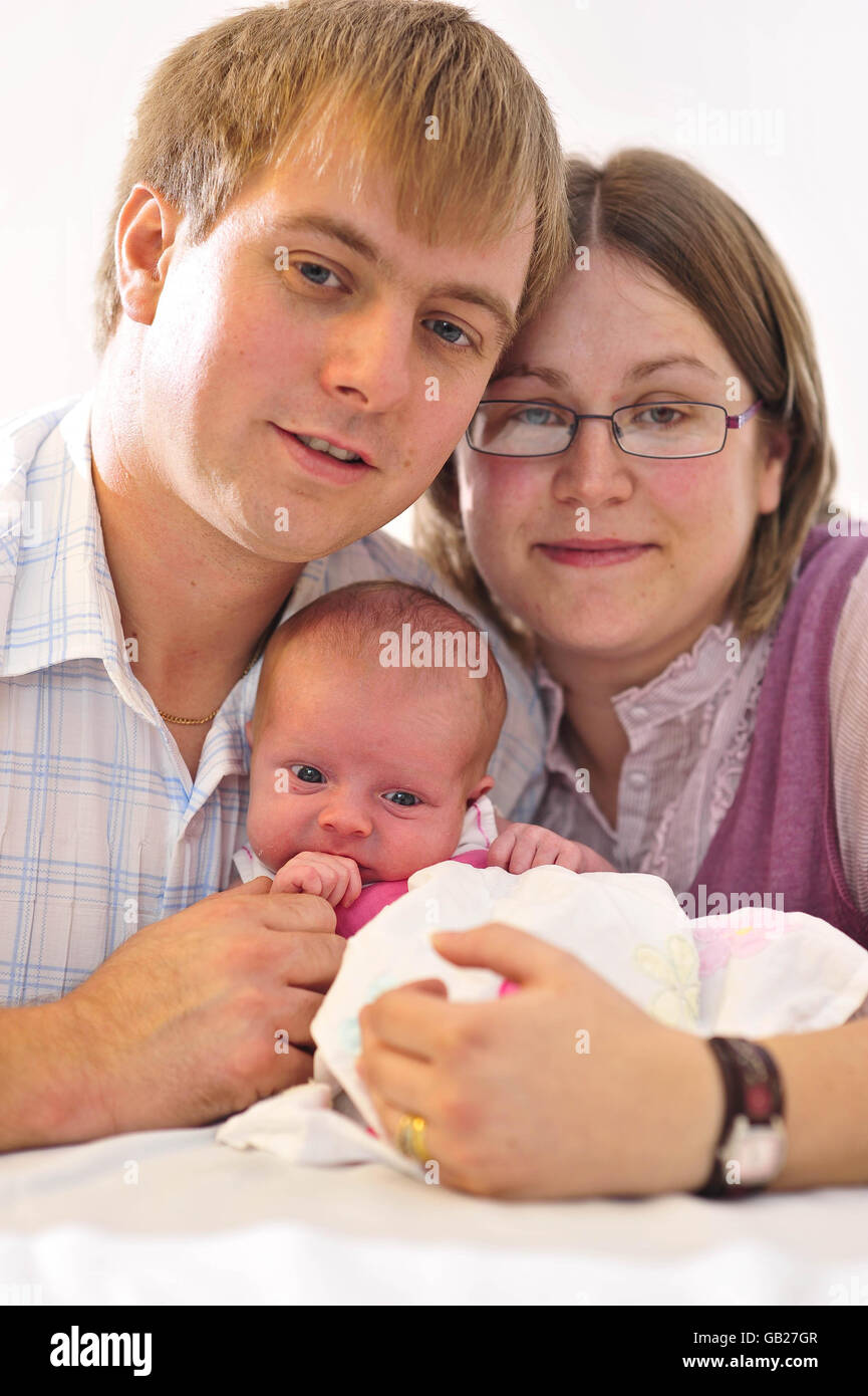 At the ivf clinic at the university hospital of wales hires stock