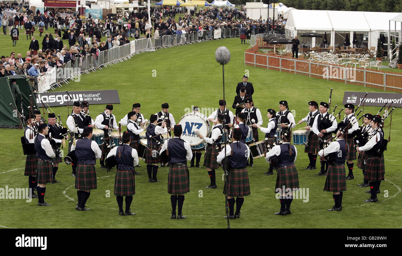 World Pipe Band Championships Stock Photo Alamy