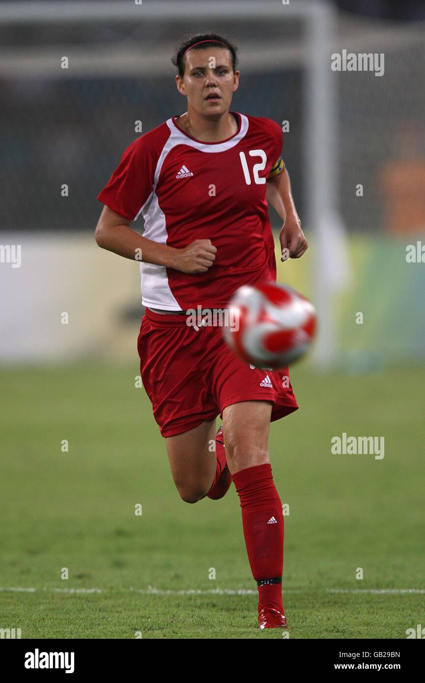 Olympics - Beijing Olympic Games 2008 - Day Four. Christine Sinclair, Canada Stock Photo