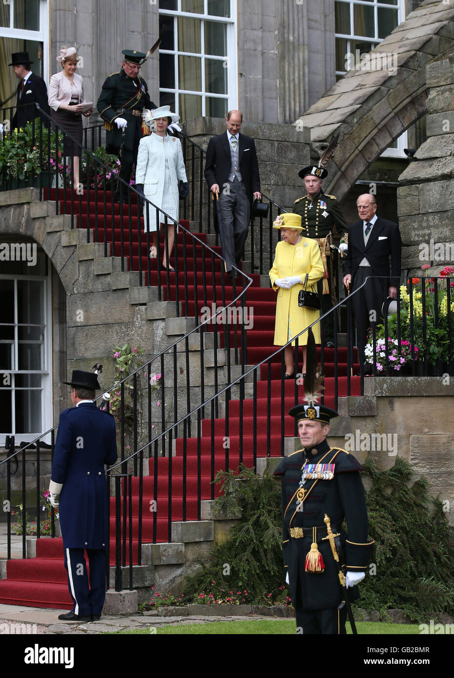 Queen Elizabeth II and the Duke of Edinburgh, by the Earl