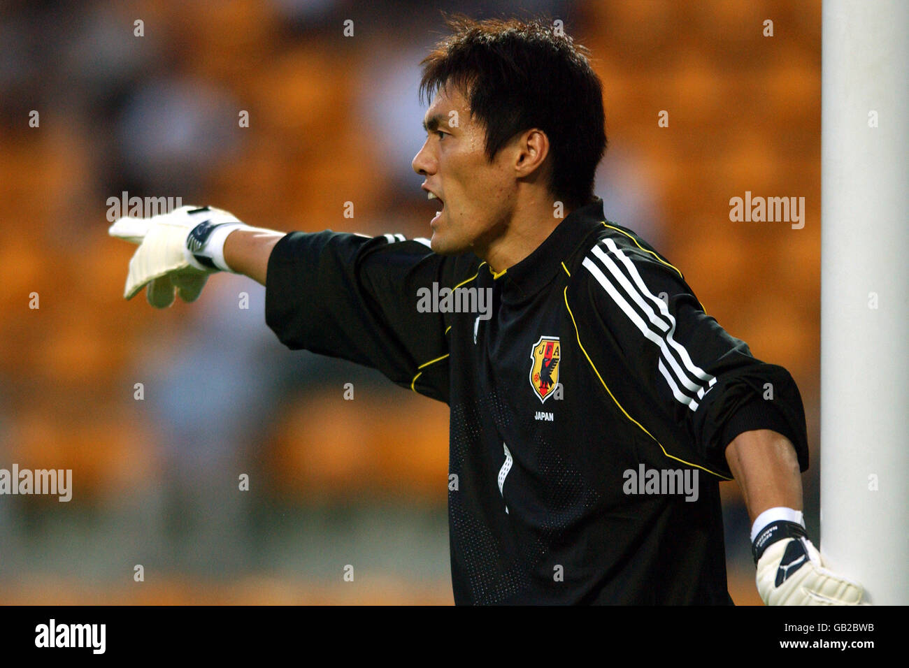 Japans goalkeeper seigo narazaki hi-res stock photography