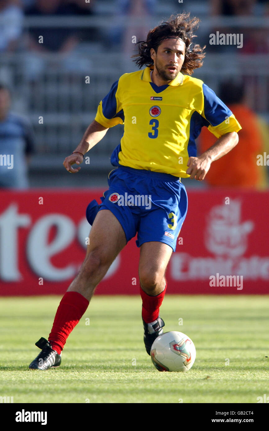 Soccer - FIFA Confederations Cup 2003 - Group A - Colombia v New Zealand. Mario Yepes, Colombia Stock Photo