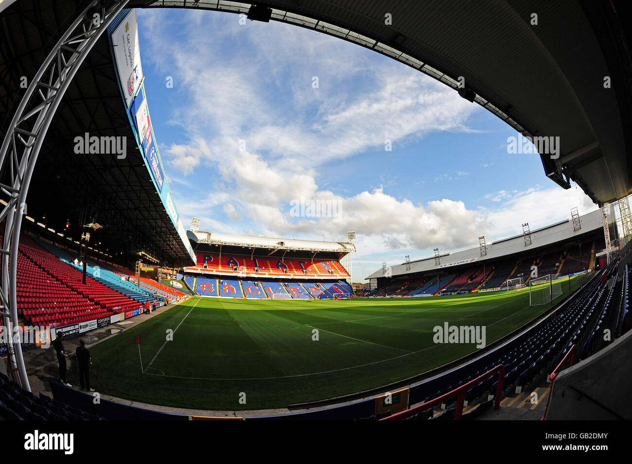 Soccer - Dougie Freedman Testimonial - Crystal Palace v Fulham - Selhurst Park. General view of Selhurst Park, home to Crystal Palace. Stock Photo