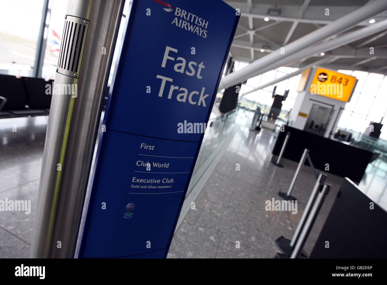 Heathrow Airport Feature Stock Photo
